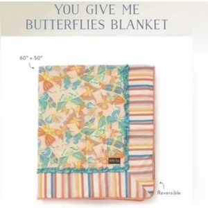 Matilda Jane You Give me Butterflies Childrens Blanket